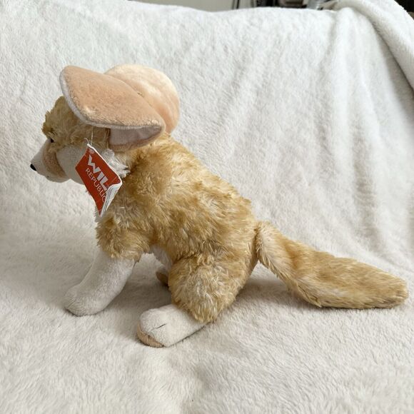 Wild Republic Fennec Fox Realistic Plush Stuffed Animal Toy 12" Sahara Desert - Picture 2 of 5